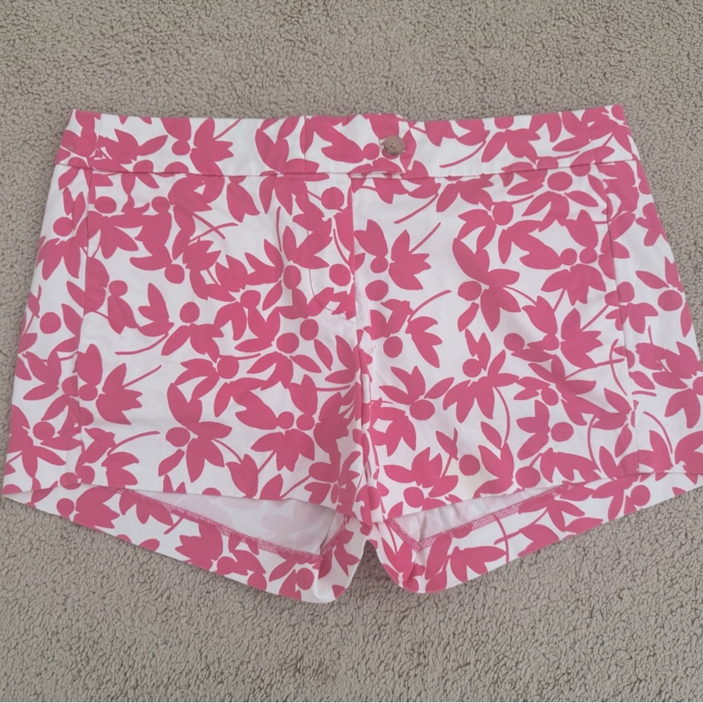 J. Crew Pink Floral Shorts